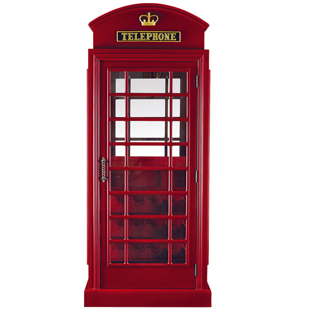 Old English Telephone Booth Bar Cabinet, Bar, Ram Gamerooms - Olhausen Online